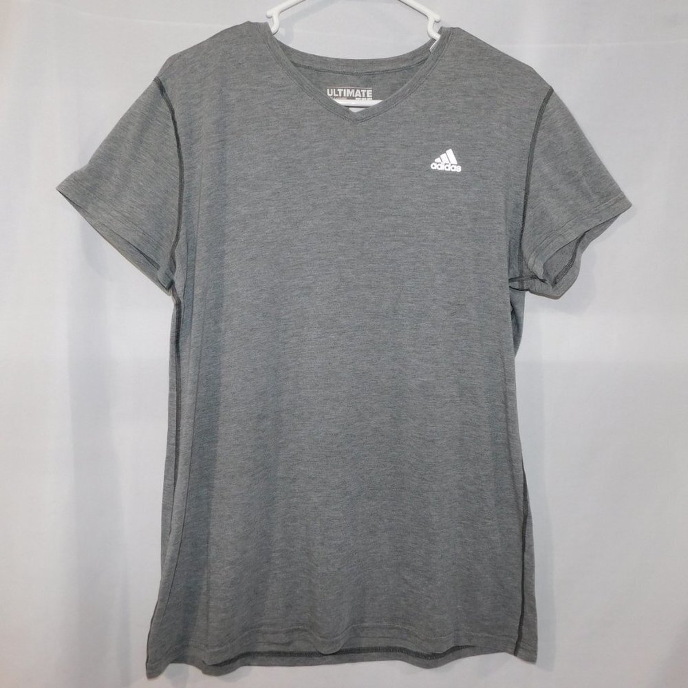Adidas  Gray Ultimate Tee T Shirt Womens XL
